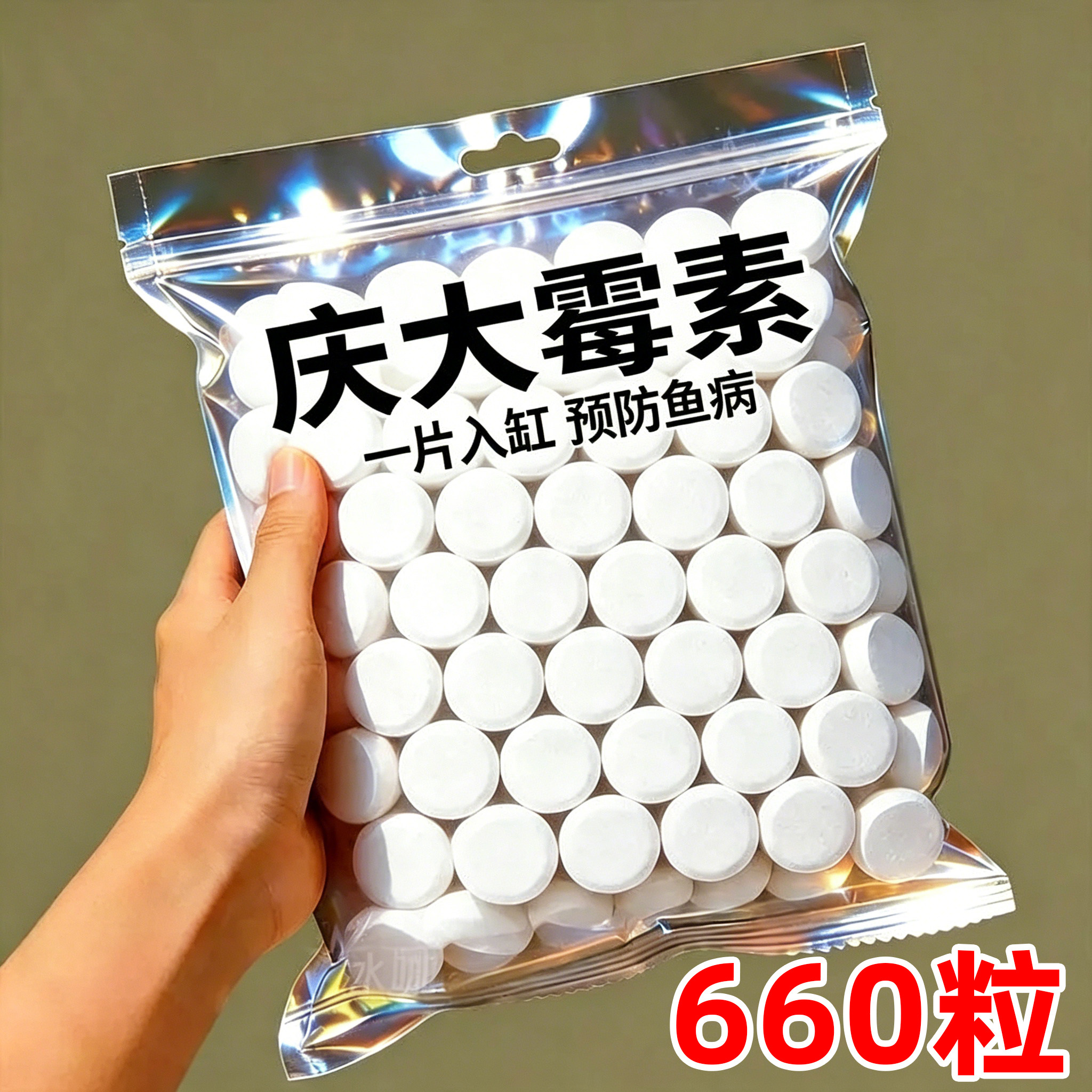 庆大霉素鱼病专用药烂身烂尾白点白毛掉磷蒙眼杀菌消炎康复消毒药