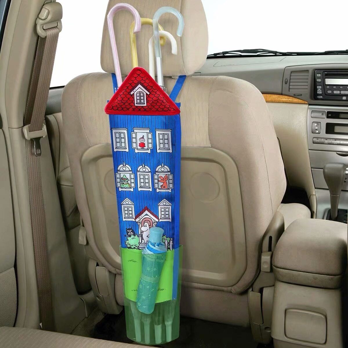 原包装 姆明 房子造型 短柄长柄伞收纳袋防水伞收纳套