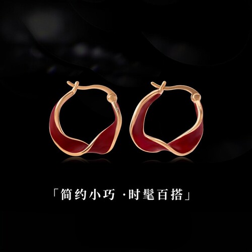 Star Ray法国永恒法式轻奢耳环小众耳钉新款耳饰女高级感生日礼物