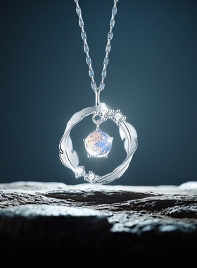 StarRay莫比乌斯环项链999纯银轻奢小众生日新年礼物送女友表白