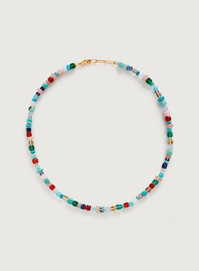 Star Ray 自由守护 项链宝石串珠颈链彩宝春日叠戴配饰极简锁骨链