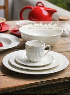 杯子 MIKASA 经典 款 出口瓷器餐具 盆 牛排盘 宫廷 汤碗套装