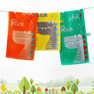 洁玉纯棉长方形小毛巾全棉A类标准洗脸儿童洗脸巾吸水柔软J5022