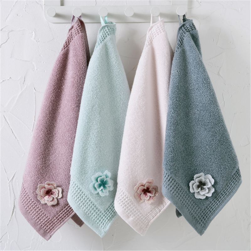 4条装金号纯棉方巾四方巾 全棉柔软吸水成人情侣通用小清新带挂绳,居家布艺,毛巾/面巾,淘宝优惠券,粉丝福利购,淘宝优惠卷