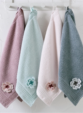 正品金号纯棉A类正方巾全棉无捻柔软吸水擦手方巾MGA6740