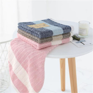 孚日洁玉浅暖方巾纯棉A类无荧光纯棉成人家居洗脸柔软吸水J1904W