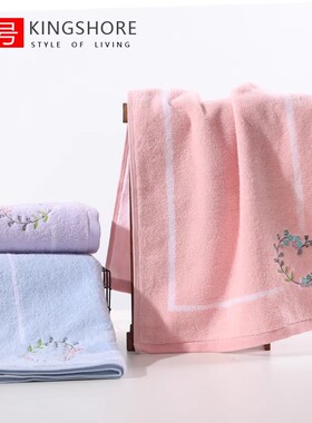 新款金号纯棉毛巾 全棉家用无捻柔软吸水通用洗脸面巾A类01KA0209