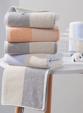 洁玉竹棉混纺毛巾超柔软吸水带挂绳成人洗脸巾面巾抗菌A类JQ3003F