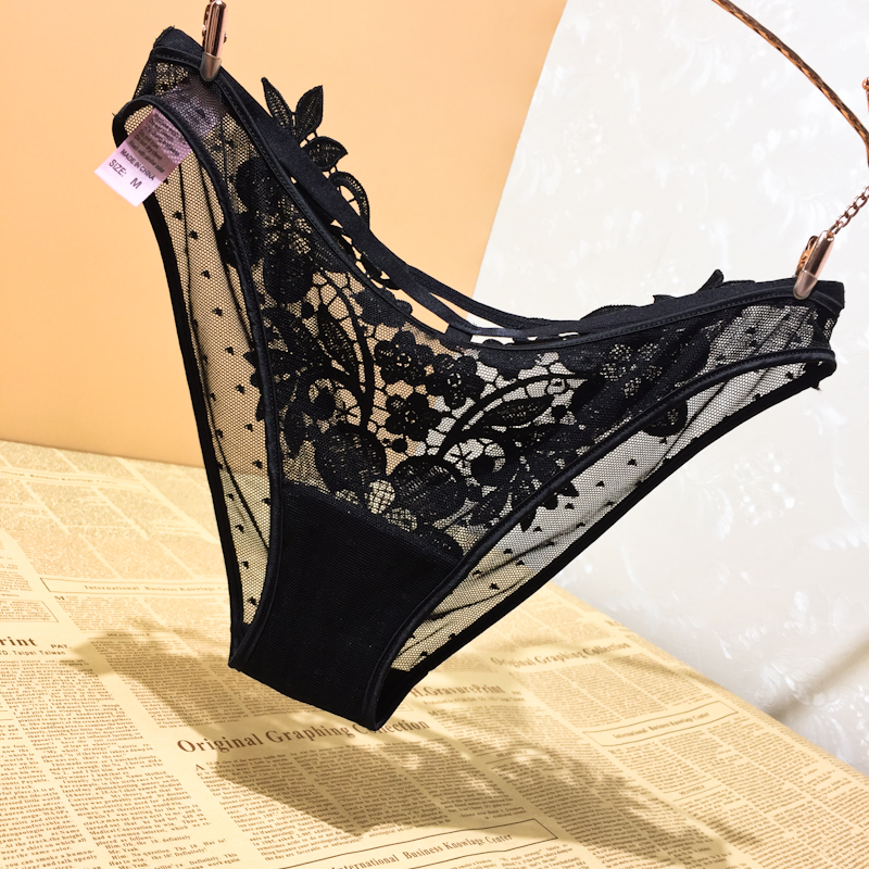 少女蕾丝性感内裤网纱迷人透视