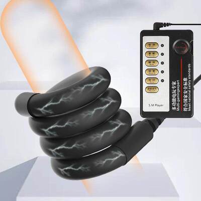 Male penis electric shock punishment toy