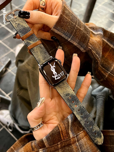IAMYEEapplewatch牛仔表带