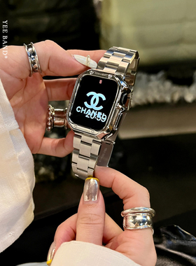 IAMYEE小蛮腰不锈钢表带【无需工具调节】适用applewatch89S10S11