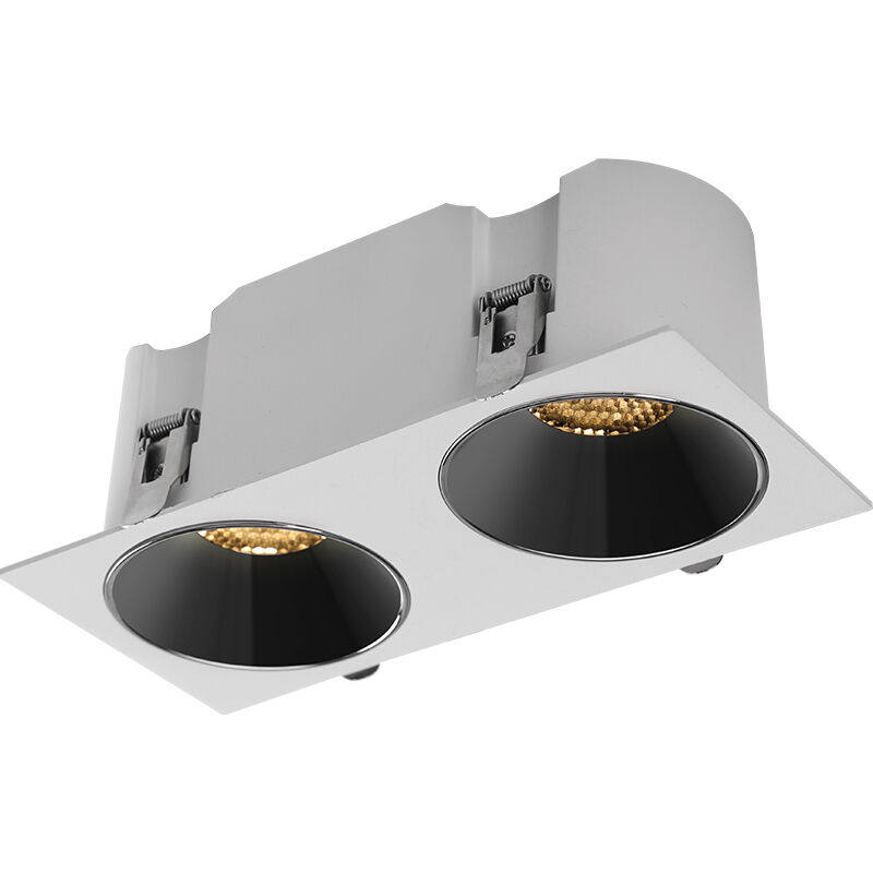 普洛缇(puluoti)双头射灯嵌入式双头斗胆灯书房防眩led客厅天花