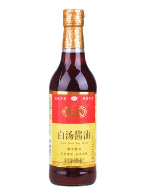 正宗苏美白汤酱油500ml 苏美酱油甜酱油凉拌炒菜江浙沪皖整箱包邮