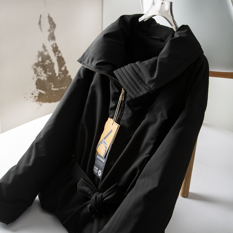 绵羊毛桑蚕丝混纺90白鹅绒羽绒服