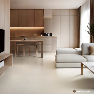 侘寂原木奶油风瓷砖卫生间厨房