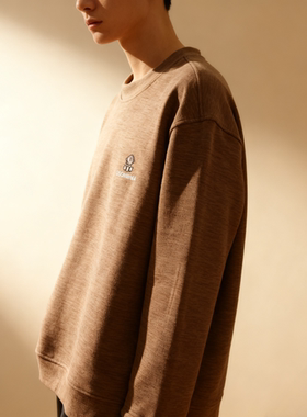 【吉娜专享】男士舒适加绒圆领卫衣4Y059A（sz）