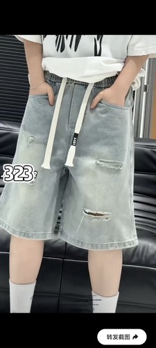 【宁儿专享】男士夏季牛仔短裤323