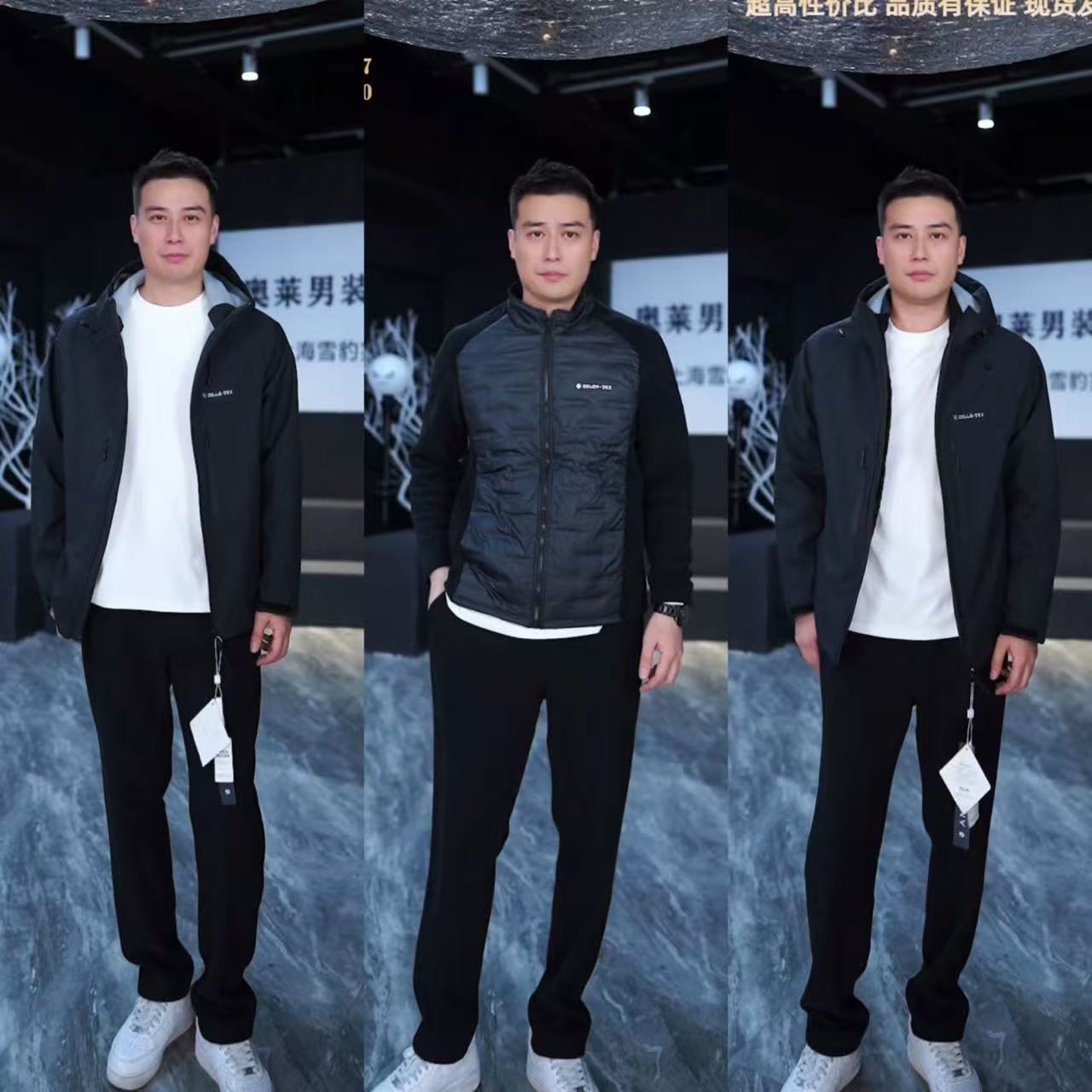 三合一可拆卸防水户外机能冲锋衣夹克情侣款F7022