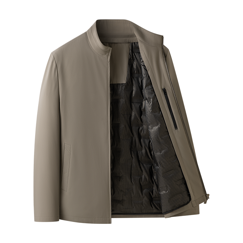 男士行政夹克脱卸款羽绒服1777