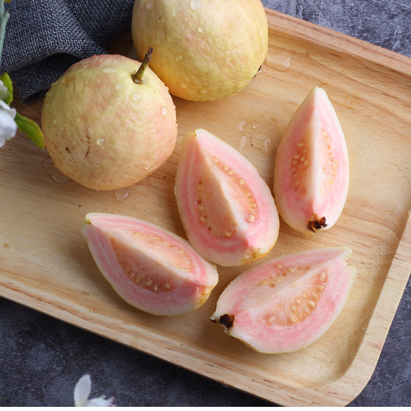 高品广州特产黄金胭脂粉红心香甜软糯奶油番石榴低糖芭乐水果现摘