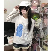 长袖 day 春秋百搭可爱日系宅纯棉宅萌亚 boring 车日时