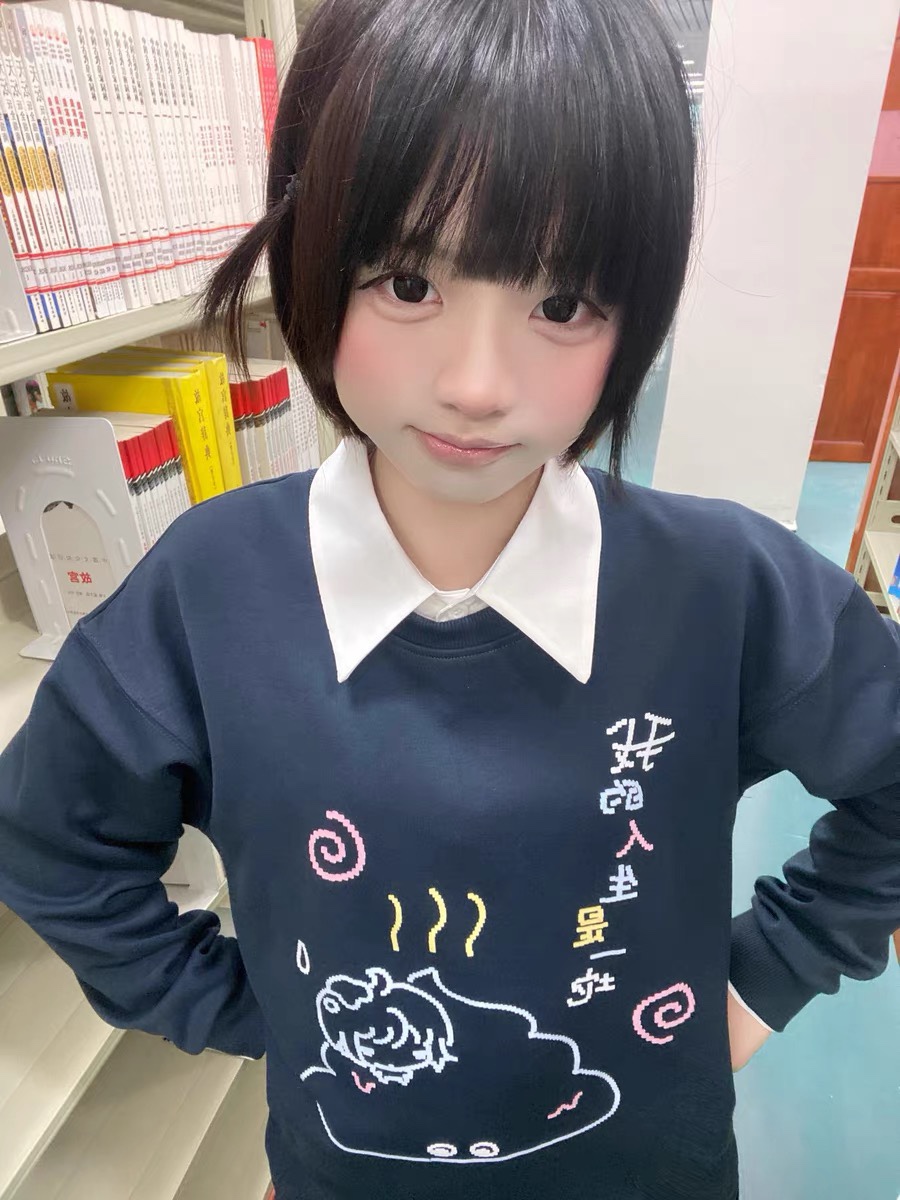 车日时厚宽松纯棉日系