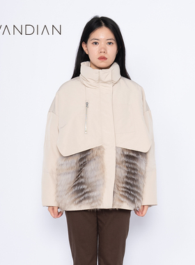 【超能小太阳】婉甸冬季新品米白羽绒服1234D29SX4