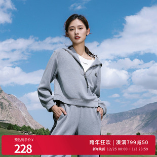 婉甸2025灰色 黑色空气层卫衣百搭风1241Y07SM4