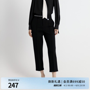 耀石黑合体裤 1243P07RS1 新品 婉甸2025年秋季