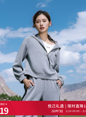 婉甸2025灰色/黑色空气层卫衣百搭风1241Y07SM4