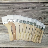 Нейлоновый белый пигментированный цветовой круг, щетка с мягкой щетиной, очищающее масло для рисования, краска