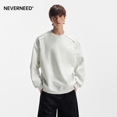 NEVERNEED400g重磅解构卫衣男