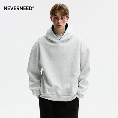 NEVERNEED430g重磅空气层卫衣男