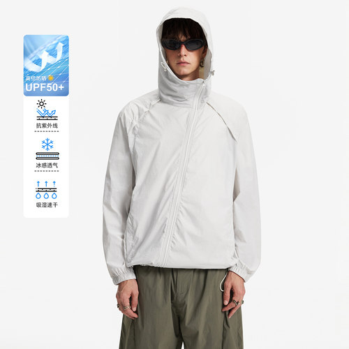 NEVERNEED户外登山连帽防晒衣
