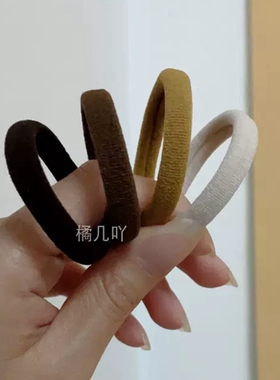 无接缝高弹力皮筋毛圈发绳日常