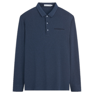 【清仓】金利来奥特莱斯新款男士长袖T恤含棉商务休闲polo衫t恤