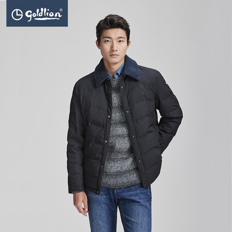 白鸭绒 锦纶氨纶混纺面料 袖口针织防风口设