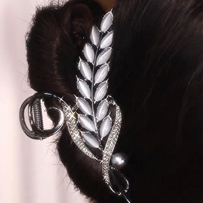 高级感麦穗发夹后脑勺鲨鱼夹头饰
