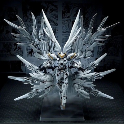 大班8827 fix白雪姬飞翼 掉毛天使 MG1:100拼装模型玩具