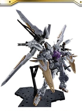 万代pb网限现货 MG1:100 异端高达 交叉对比色 落英白 拼装模型