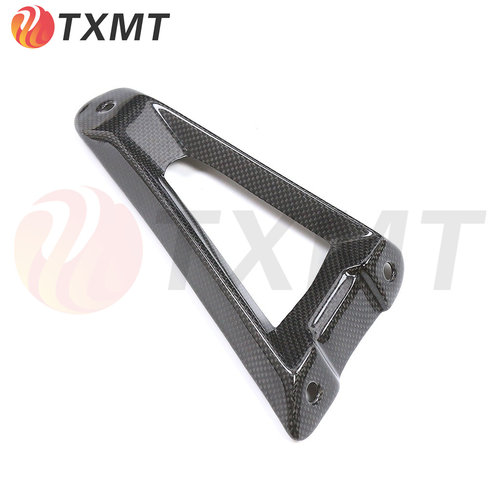 适用摩托车配件bmw S1000RR 2019+ 改装碳纤维排气管连接架3K干碳