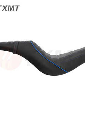 黑色 司机乘客后座 座椅适合 哈雷 Softail Street Bob