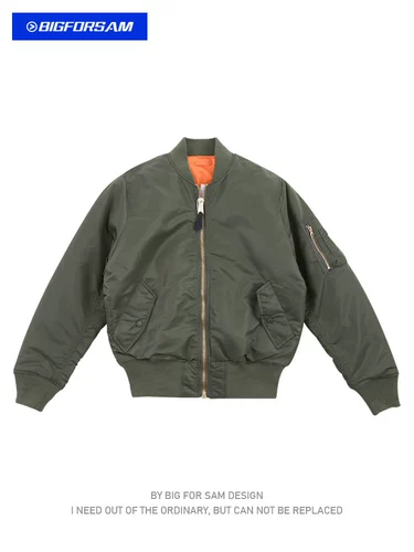 BIG FOR SAM Демисезонная куртка, бейсбольная форма для влюбленных, в американском стиле, увеличенная толщина