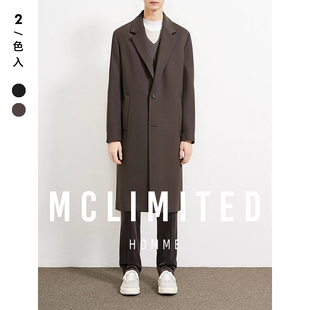 Mclimited-8010 商政精英男士毛呢大衣 架构师高级加厚羊毛面料