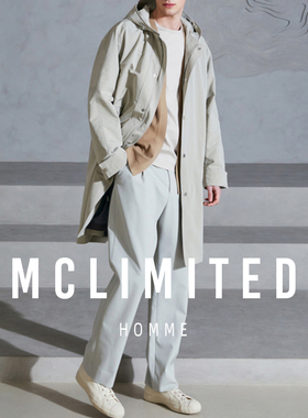 McLimited-8176 男士连帽风衣 合身版 架构级面料 高级感棉混纺
