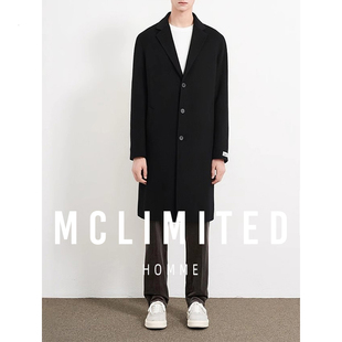 中長雙面手縫羊毛呢大衣 男士 8020 15%羊绒80%鵝絨內膽 MCLimited