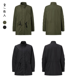 轻质面料 McLimited 风衣高尔夫外套 女士中长款 收腰显瘦 9059