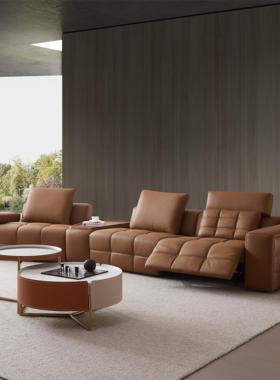 帝标线下门店同款多功能扶手轻奢功能沙发HS9102A