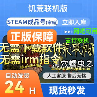 steam正版成品号 饥荒联机版 多人在线官服联机畅玩 支持网吧国区